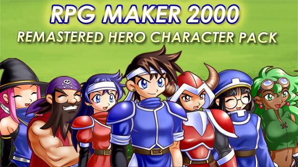 RPG Maker MV - Add-on Vol.2: RM2K Hero Character Pack - 游戏机迷 | 游戏评测