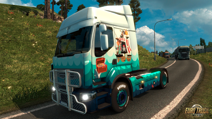 Euro Truck Simulator 2 - Pirate Paint Jobs Pack - 游戏机迷 | 游戏评测