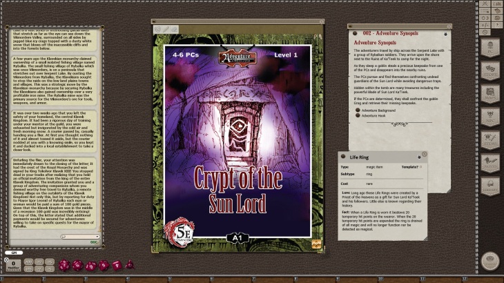 Fantasy Grounds - 5E: The Crypt of the Sun Lord - 游戏机迷 | 游戏评测