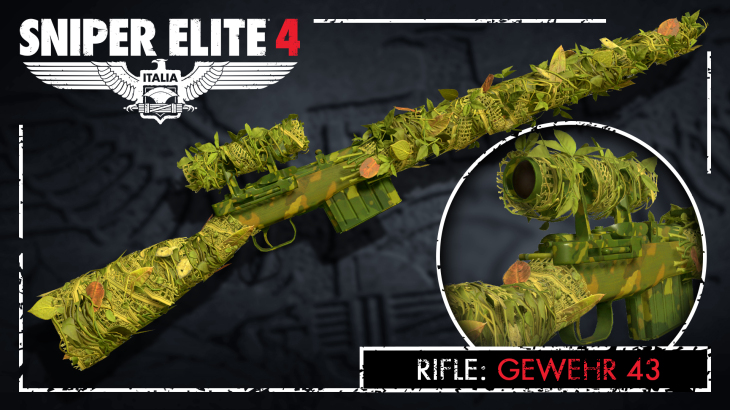Sniper Elite 4 - Camouflage Rifles Skin Pack - 游戏机迷 | 游戏评测