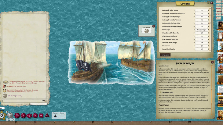 Fantasy Grounds - Savage Worlds Setting: Pirates - 游戏机迷 | 游戏评测