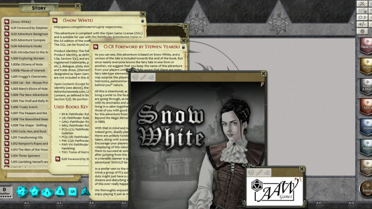 Fantasy Grounds - Snow White (PFRPG) - 游戏机迷 | 游戏评测