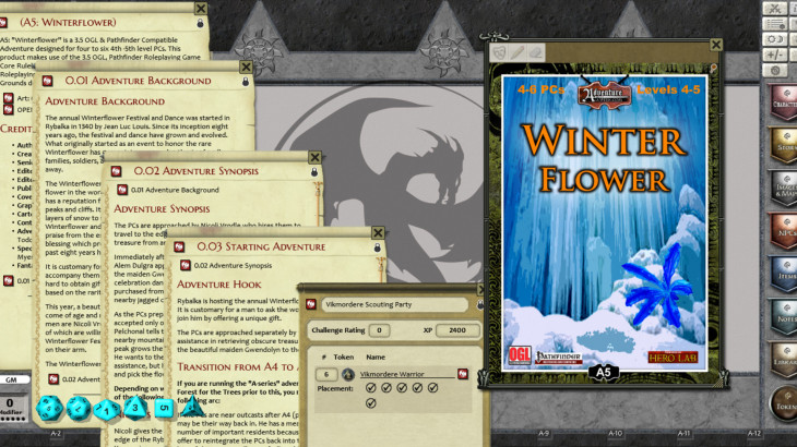 Fantasy Grounds - A05: Winter Flower (PFRPG) - 游戏机迷 | 游戏评测