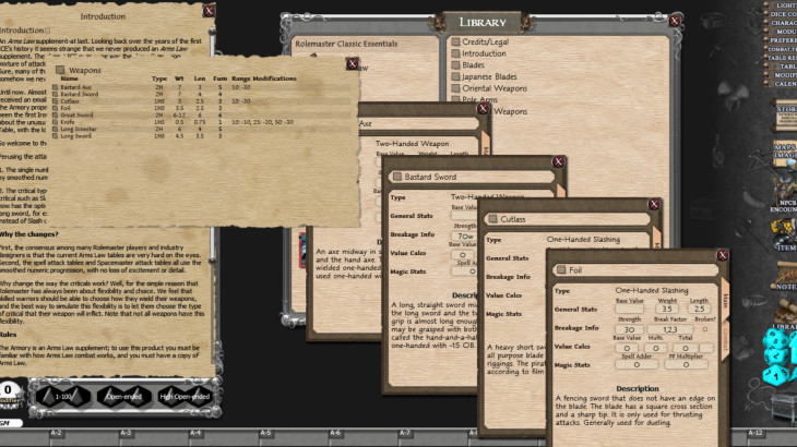 Fantasy Grounds - Rolemaster Classic: The Armoury - 游戏机迷 | 游戏评测