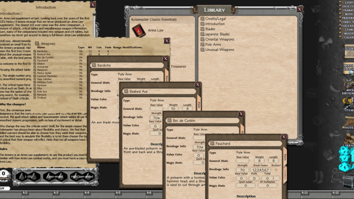 Fantasy Grounds - Rolemaster Classic: The Armoury - 游戏机迷 | 游戏评测