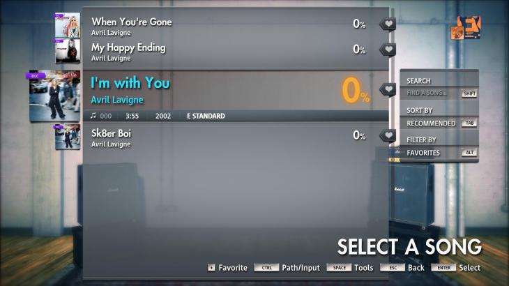 Rocksmith® 2014 Edition – Remastered – Avril Lavigne - “I’m with You” - 游戏机迷 | 游戏评测
