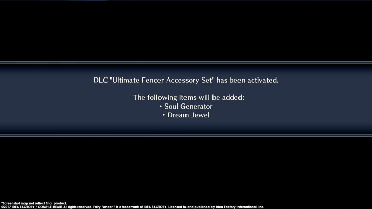 Fairy Fencer F ADF Ultimate Fencer Accessory Set | 最強フェンサー装飾品セット | 最強妖聖飾品套組 - 游戏机迷 | 游戏评测