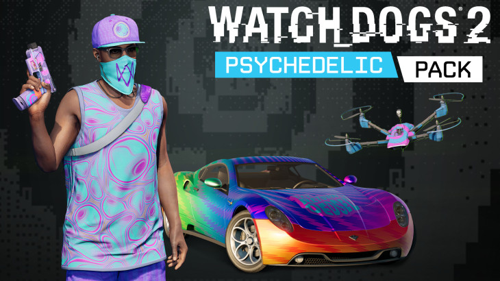 Watch_Dogs® 2 - Psychedelic Pack - 游戏机迷 | 游戏评测
