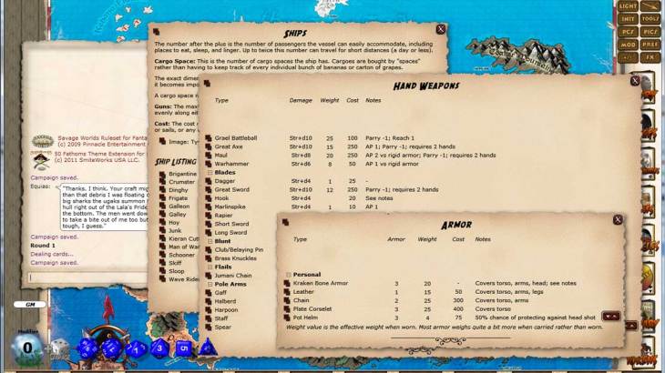 Fantasy Grounds - 50 Fathom's Player's Guide (Savage Worlds) - 游戏机迷 | 游戏评测