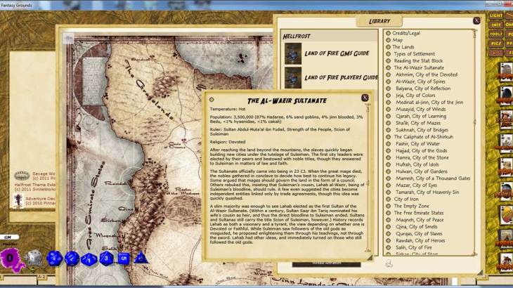 Fantasy Grounds - Hellfrost Land of Fire (Savage Worlds) - 游戏机迷 | 游戏评测