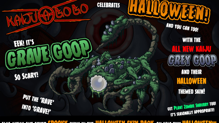 Kaiju-A-GoGo: Grave Goop Halloween Skin - 游戏机迷 | 游戏评测