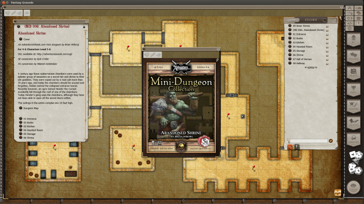 Fantasy Grounds - Mini-Dungeon #006: Abandoned Shrine (5E) - 游戏机迷 | 游戏评测