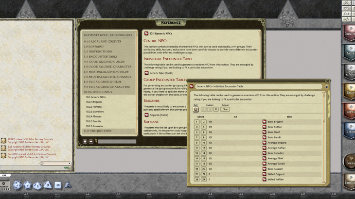 Fantasy Grounds - Ultimate NPCs: Skullduggery (PFRPG) - 游戏机迷 | 游戏评测