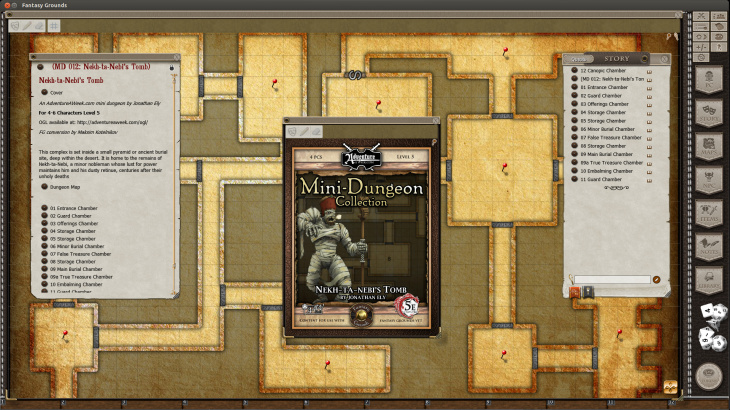 Fantasy Grounds - Mini-Dungeon #012: Nekh-ta-Nebi's Tomb (5E) - 游戏机迷 | 游戏评测