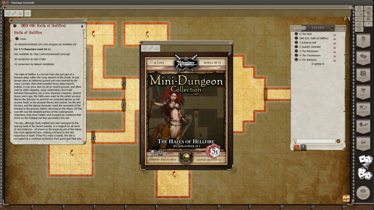 Fantasy Grounds - Mini-Dungeon #016: The Halls of Hellfire (5E) - 游戏机迷 | 游戏评测