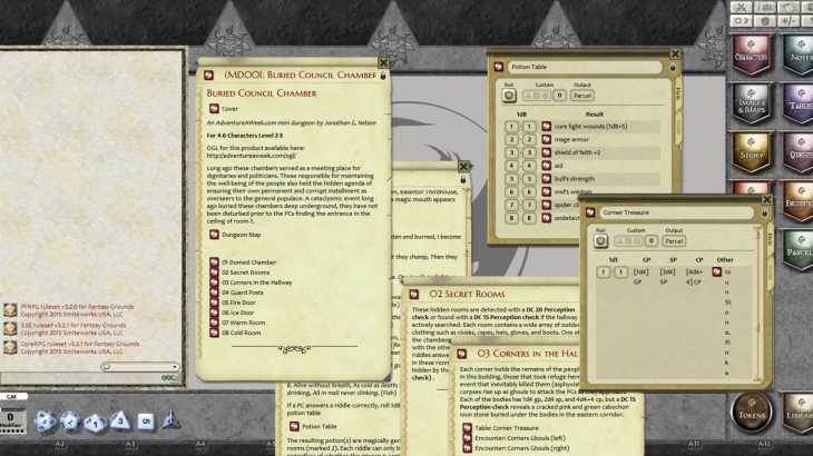 Fantasy Grounds -  Mini-Dungeon #001: Buried Council Chambers (PFRPG) - 游戏机迷 | 游戏评测