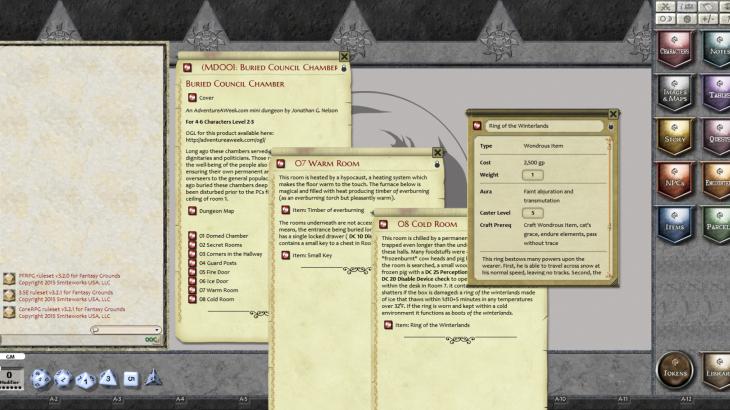 Fantasy Grounds -  Mini-Dungeon #001: Buried Council Chambers (PFRPG) - 游戏机迷 | 游戏评测