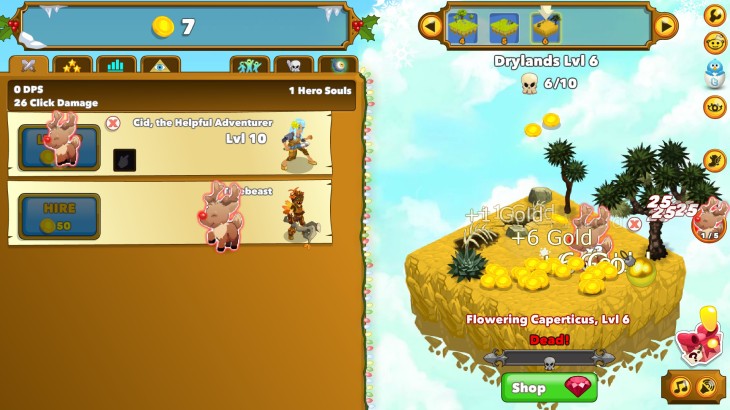 Clicker Heroes: Red-Nosed Clickdeer - 游戏机迷 | 游戏评测
