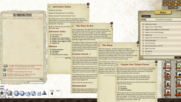 Fantasy Grounds - Deadlands Reloaded: OneSheet Adventure PAK (Savage Worlds) - 游戏机迷 | 游戏评测