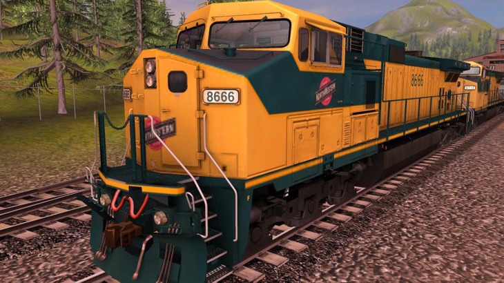 Trainz 2019 DLC: Chicago North Western GE Dash 9 44CW - 游戏机迷 | 游戏评测