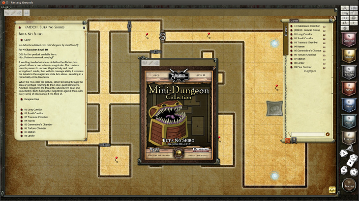 Fantasy Grounds - Mini-Dungeon #011: Buta No Shiro (PFRPG) - 游戏机迷 | 游戏评测