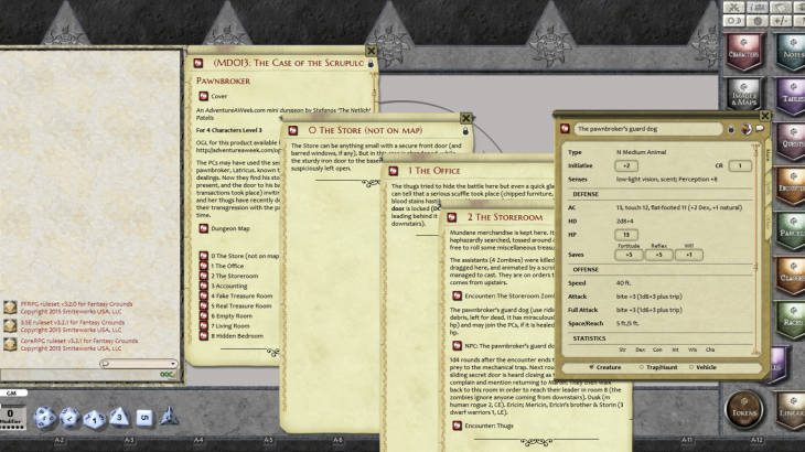 Fantasy Grounds - Mini-Dungeon #013: The Case of the Scrupulous Pawnbroker (PFRPG) - 游戏机迷 | 游戏评测