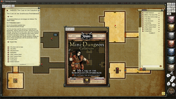 Fantasy Grounds - Mini-Dungeon #013: The Case of the Scrupulous Pawnbroker (PFRPG) - 游戏机迷 | 游戏评测
