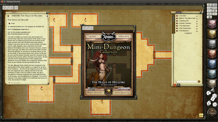 Fantasy Grounds - Mini-Dungeon #016: The Halls of Hellfire (PFRPG) - 游戏机迷 | 游戏评测