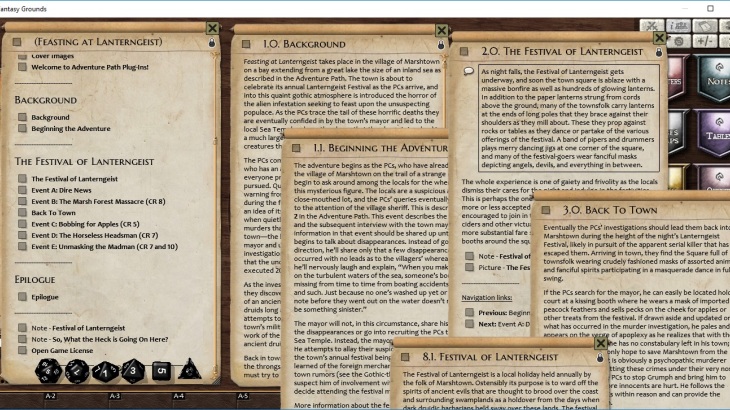 Fantasy Grounds - Feasting at Lanterngeist (PFRPG) - 游戏机迷 | 游戏评测