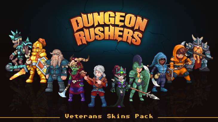 Dungeon Rushers - Veterans Skins Pack - 游戏机迷 | 游戏评测