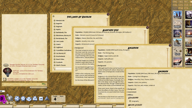 Fantasy Grounds - Hellfrost Gazetteer (Savage Worlds) - 游戏机迷 | 游戏评测