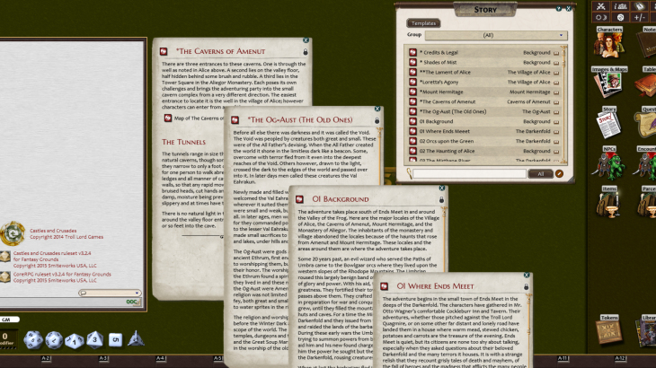 Fantasy Grounds - C2 Shades of Mist (Castles and Crusades) - 游戏机迷 | 游戏评测