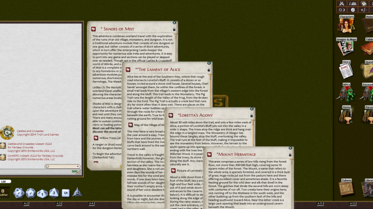Fantasy Grounds - C2 Shades of Mist (Castles and Crusades) - 游戏机迷 | 游戏评测