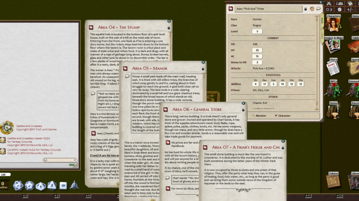 Fantasy Grounds - C1 The Mortality of Green (Castles and Crusades) - 游戏机迷 | 游戏评测