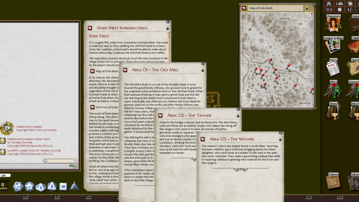 Fantasy Grounds - C1 The Mortality of Green (Castles and Crusades) - 游戏机迷 | 游戏评测