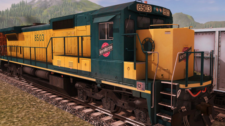 Trainz 2019 DLC: Chicago & North Western GE C40-8 - 游戏机迷 | 游戏评测