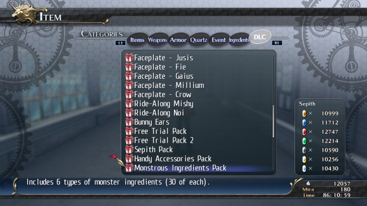 The Legend of Heroes: Trails of Cold Steel - Monstrous Ingredients Pack - 游戏机迷 | 游戏评测