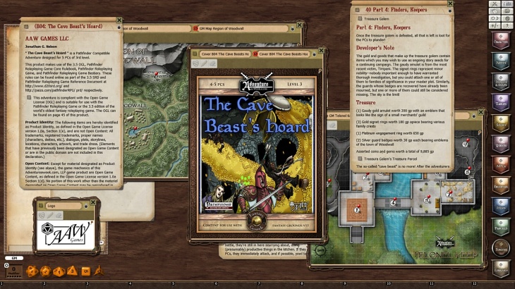 Fantasy Grounds - B04 The Cave Beast Hoard (PFRPG) - 游戏机迷 | 游戏评测