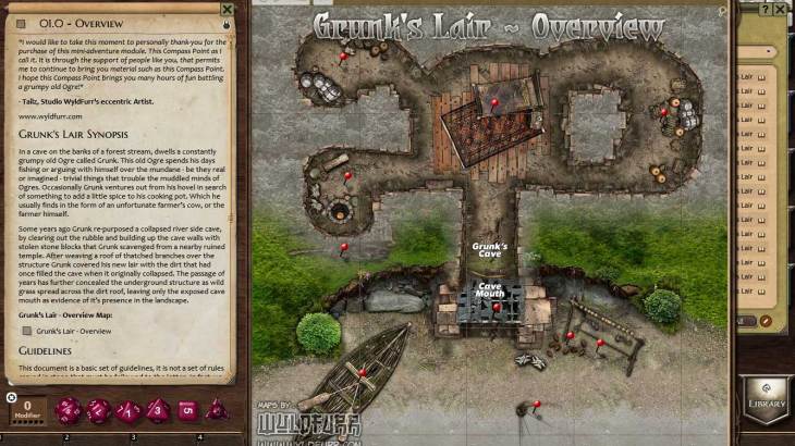 Fantasy Grounds - Compass Point 04 - Grunk's Lair (3.5E) - 游戏机迷 | 游戏评测