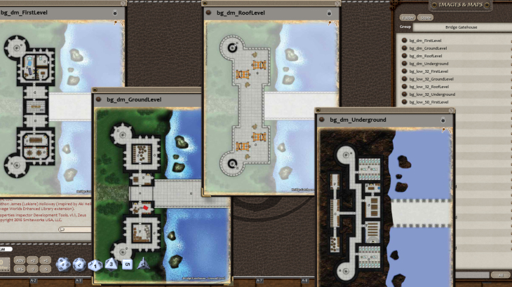 Fantasy Grounds - 0one's Colorprints #4: Bridge Gatehouse (Map Pack) - 游戏机迷 | 游戏评测
