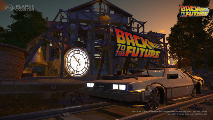 Planet Coaster - Back to the Future™ Time Machine Construction Kit - 游戏机迷 | 游戏评测