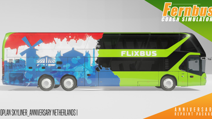 Fernbus Simulator - Anniversary Repaint Package - 游戏机迷 | 游戏评测