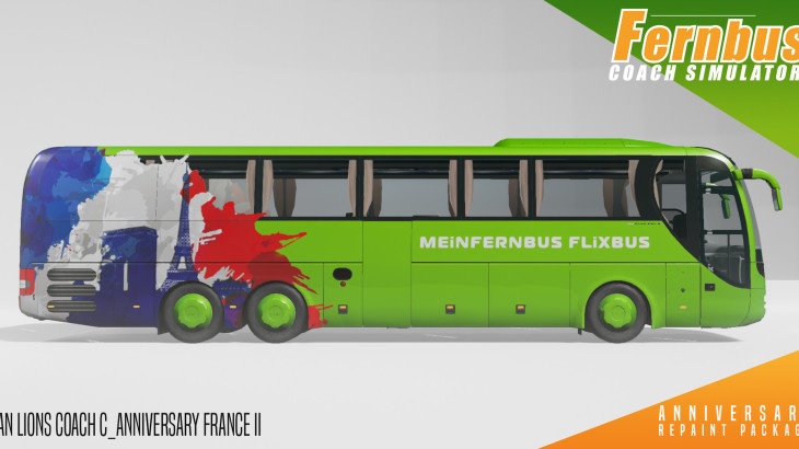 Fernbus Simulator - Anniversary Repaint Package - 游戏机迷 | 游戏评测