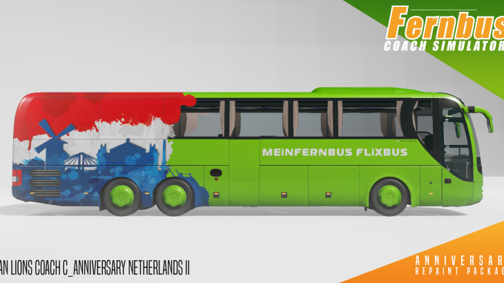 Fernbus Simulator - Anniversary Repaint Package - 游戏机迷 | 游戏评测