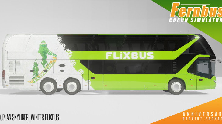 Fernbus Simulator - Anniversary Repaint Package - 游戏机迷 | 游戏评测