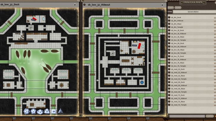 Fantasy Grounds - 0one's Colorprints #5: Sewers Below (Map Pack) - 游戏机迷 | 游戏评测