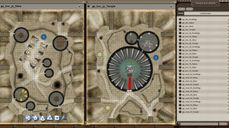 Fantasy Grounds - 0one's Colorprints #8: Gnoll Enclave (Map Pack) - 游戏机迷 | 游戏评测