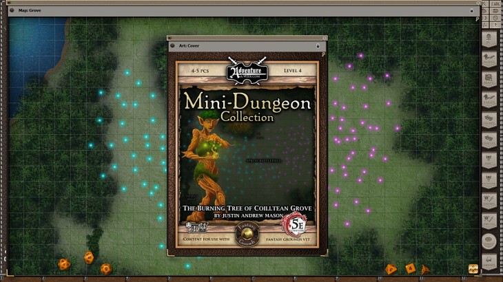 Fantasy Grounds - Mini-Dungeon #030: The Burning Tree of Coilltean Grove (5E) - 游戏机迷 | 游戏评测