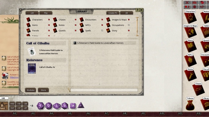Fantasy Grounds - S.Petersen's Field Guide to Lovecraftian Horrors (CoC7E) - 游戏机迷 | 游戏评测