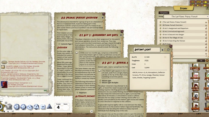 Fantasy Grounds - The Last Parsec: Pranac Pursuit (Savage Worlds) - 游戏机迷 | 游戏评测